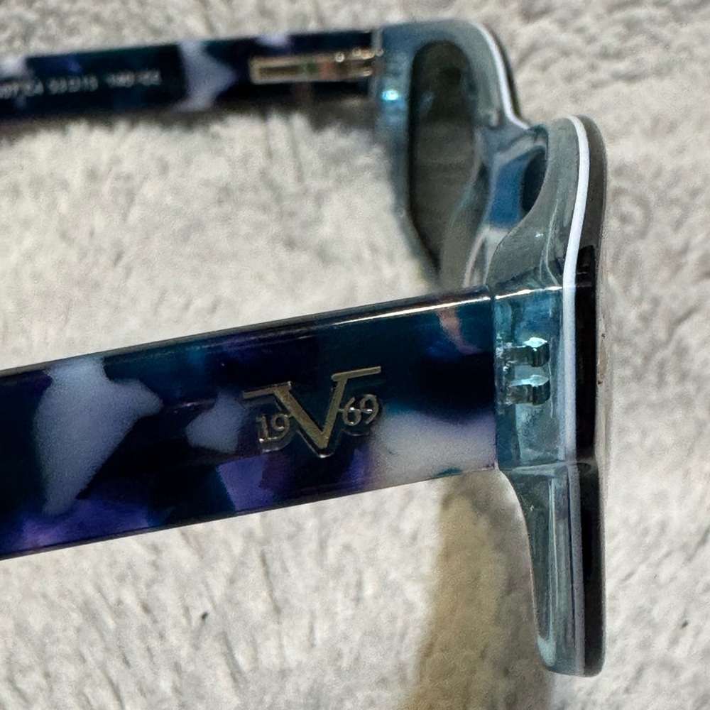 Versace 1969 Blue and White Sunglasses - Picture 2 of 7
